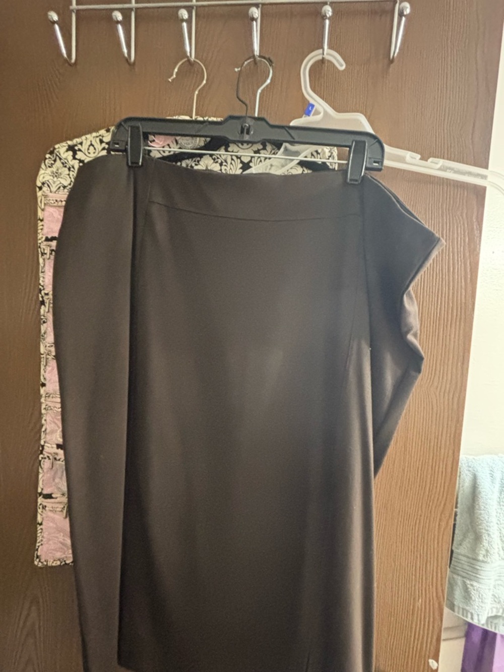 Cato Dark Brown Pencil Skirt